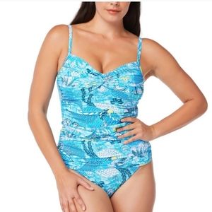 Bleu Rod Beattie Oahu Teal Tankini Set